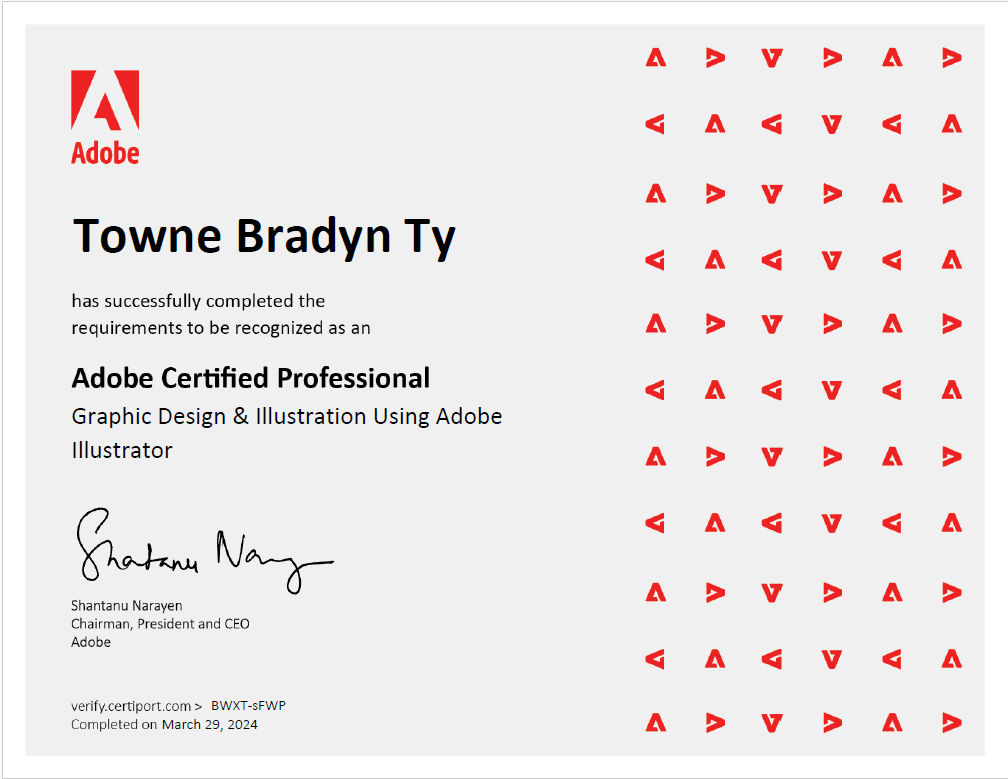 Adobe Illustrator Certification